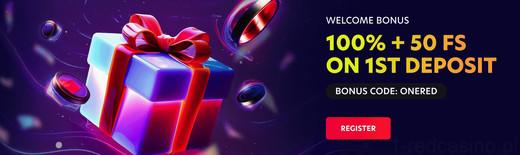 1red Casino bonus powitalny
